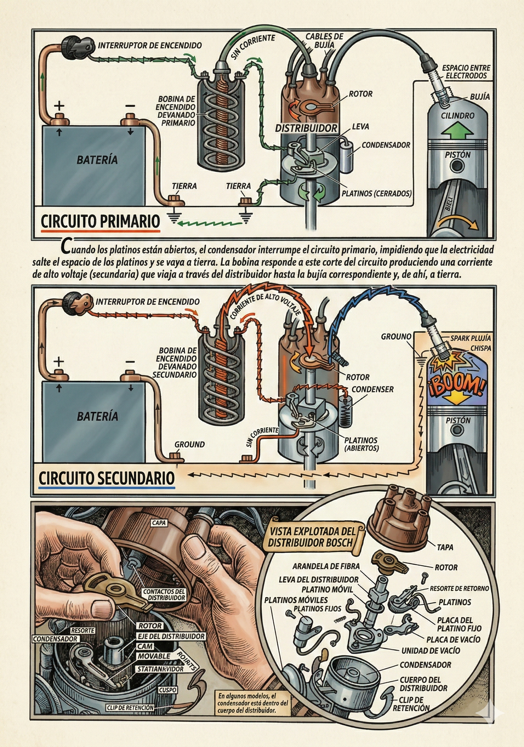 Diagrama encendido de la Kombi VW