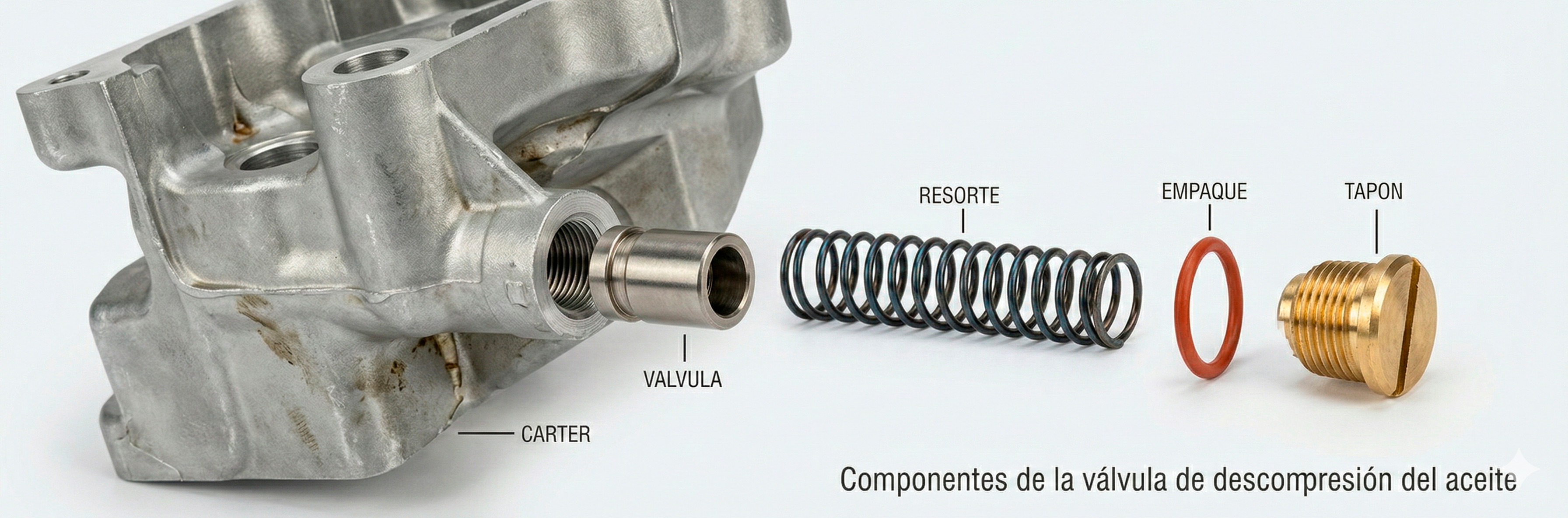 Válvula de descompresión del aceite
