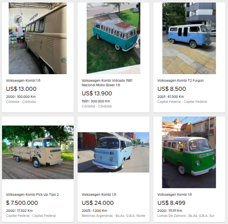 Kombi en venta
